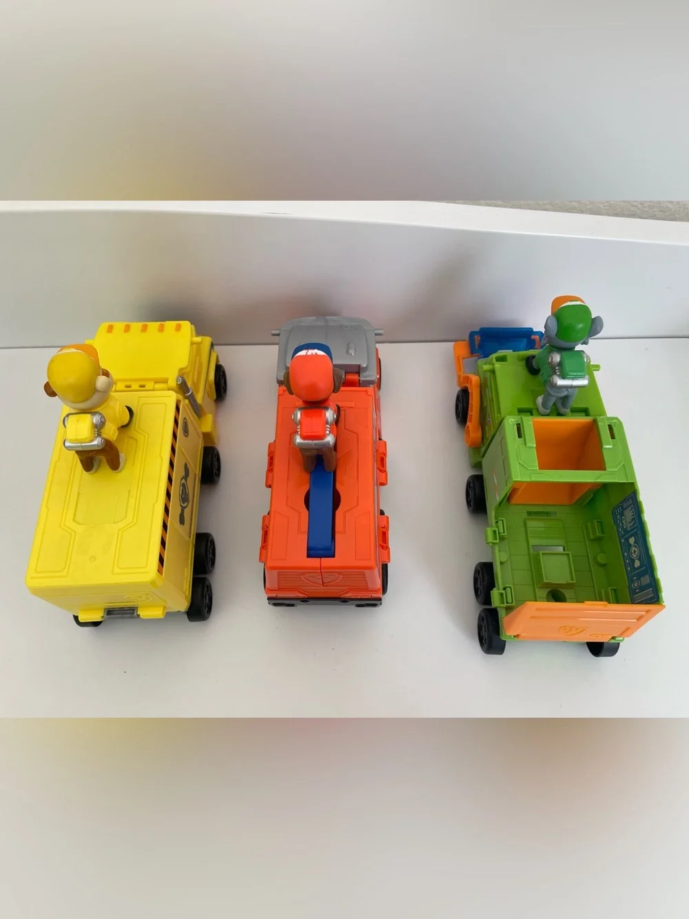 Paw Patrol Big Truck Pups Set Including Complete Zuma and Skye HTF